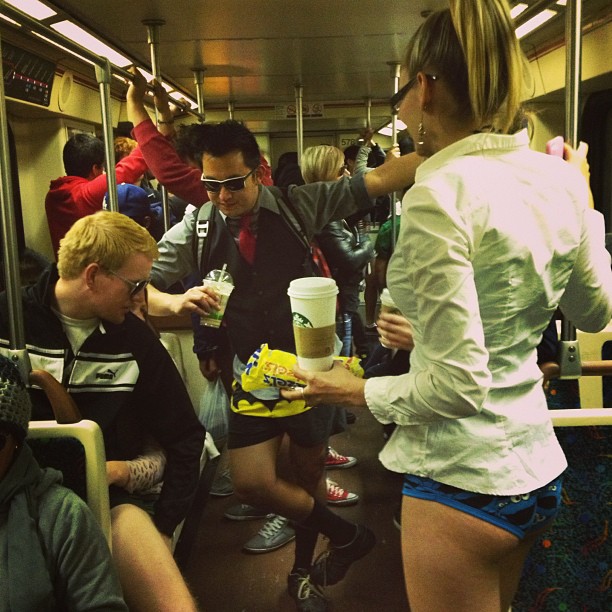 No Pants Subway Ride6