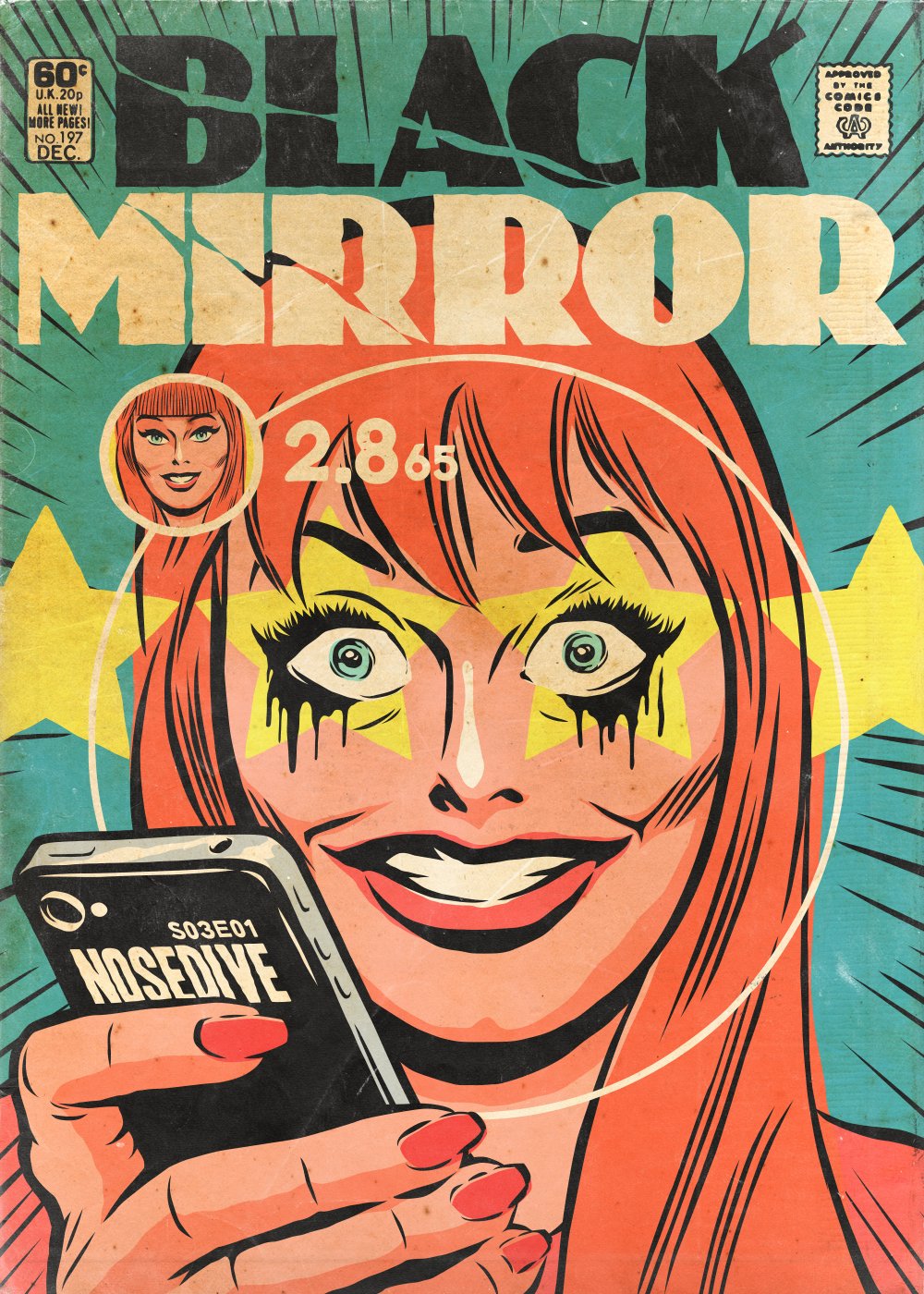 Black Mirror: Reflected Remix Via Retro Comic Goodness. (Television/Art&nbsp;Review)